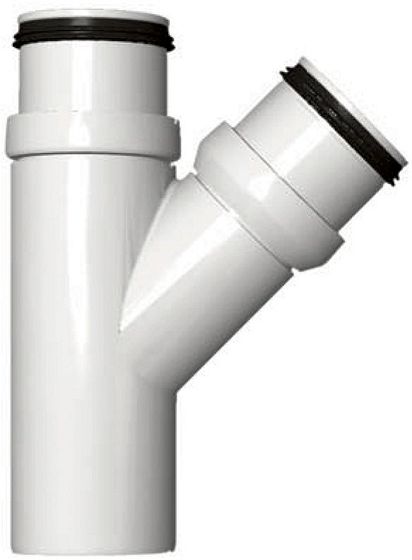 T PP 45° MMF 40X40MM WIT