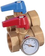 KOGELKRAAN MET THERMOMETER HENCO