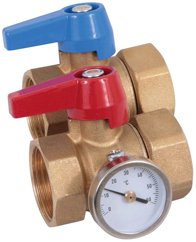 KOGELKR.4/4&quot;F+THERM.HEN.VLOER.SET=2ST.
