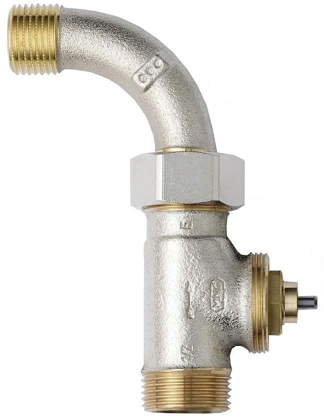 THERM.RAD.KRAAN+ELLEB.HONEY.RECHT 1/2&quot;MF