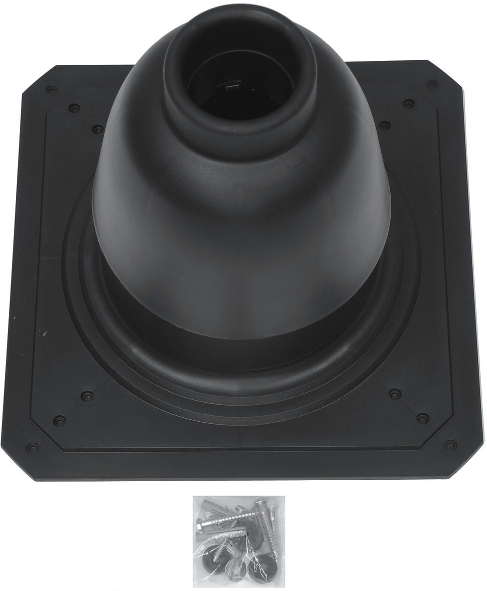 SCHOUWKAP VAILLANT 80MM PP ZWART