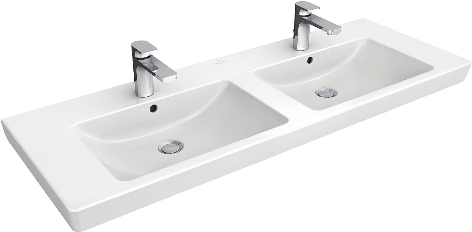 DUB.LAVABO SUBWAY 2.0 VB 130CM+2KR.G.WIT