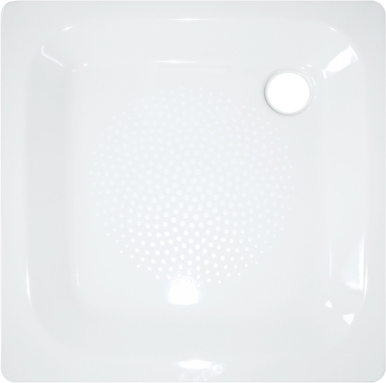 TUB PL.STL D.C. 90-90-6,5 WIT ANTISL