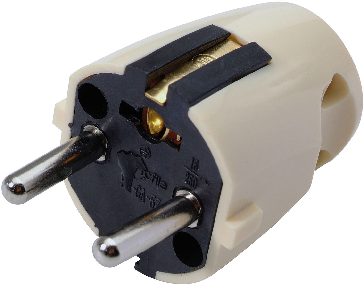 STEKKER 2P 16A+AARDING UNIVERSEEL
