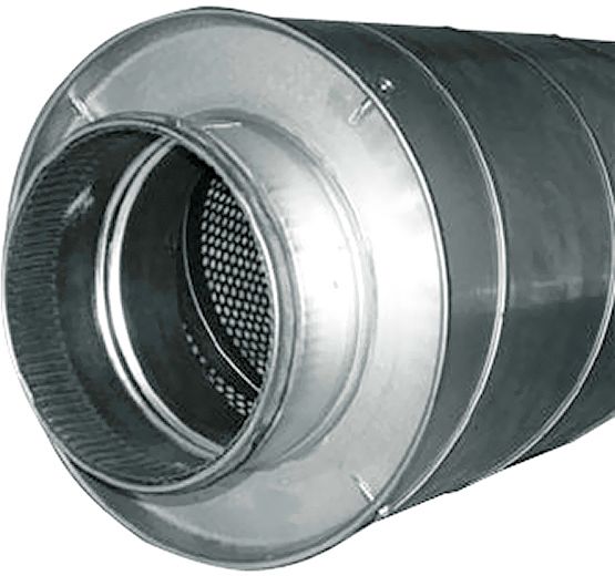 SPIRAL-D GALVA VENTIL.DEMPER 160MM 60CM
