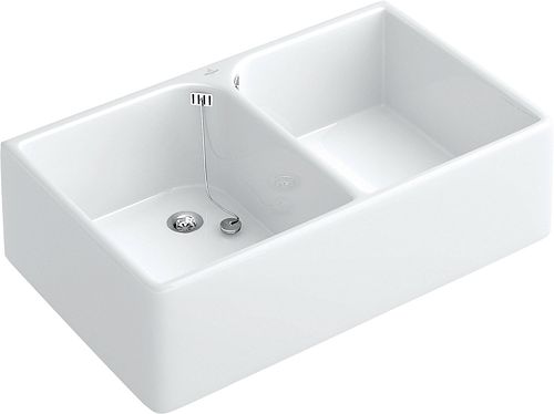 EVIER DOUBLE OMNIA PRO V&B 89,5-22CM BL