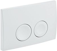 DUWPLAAT 2-TOETS DELTA25 ROND GEBERIT