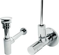 AANSLUITSET HANDENWASSER CHR ROND+OVERL.