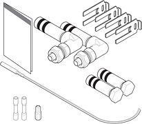 BASISAANSLUITSET 1 PANEEL HELIO BULEX