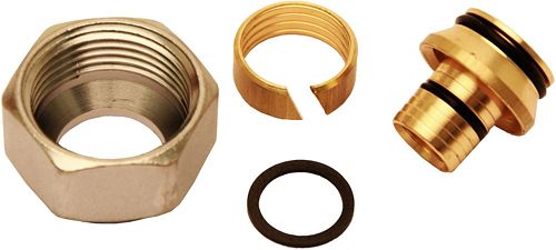 ADAPTER ALU PEX GIACOMINI 3/4&quot;EC-17/13MM