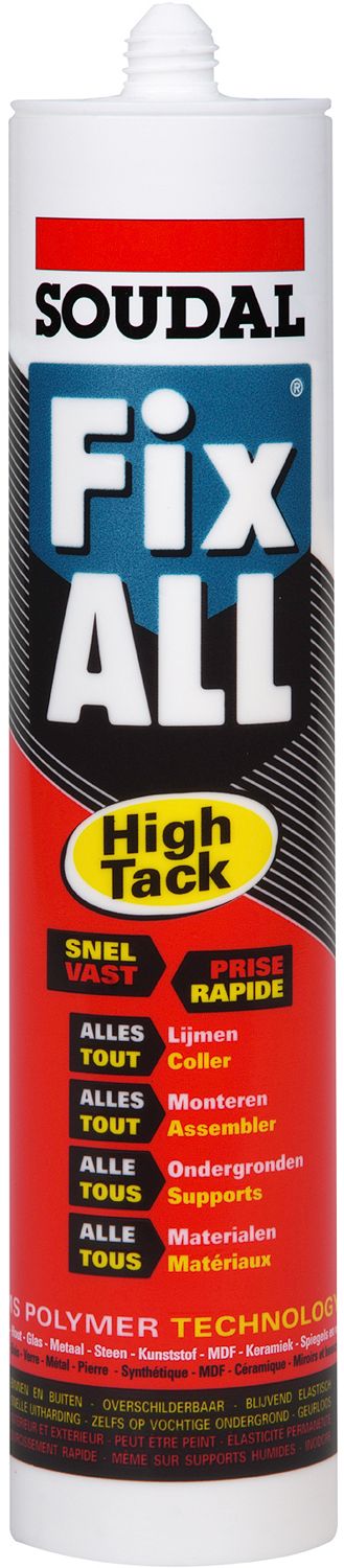 FIX-ALL HIGH TACK SOUDAL 290ML WIT