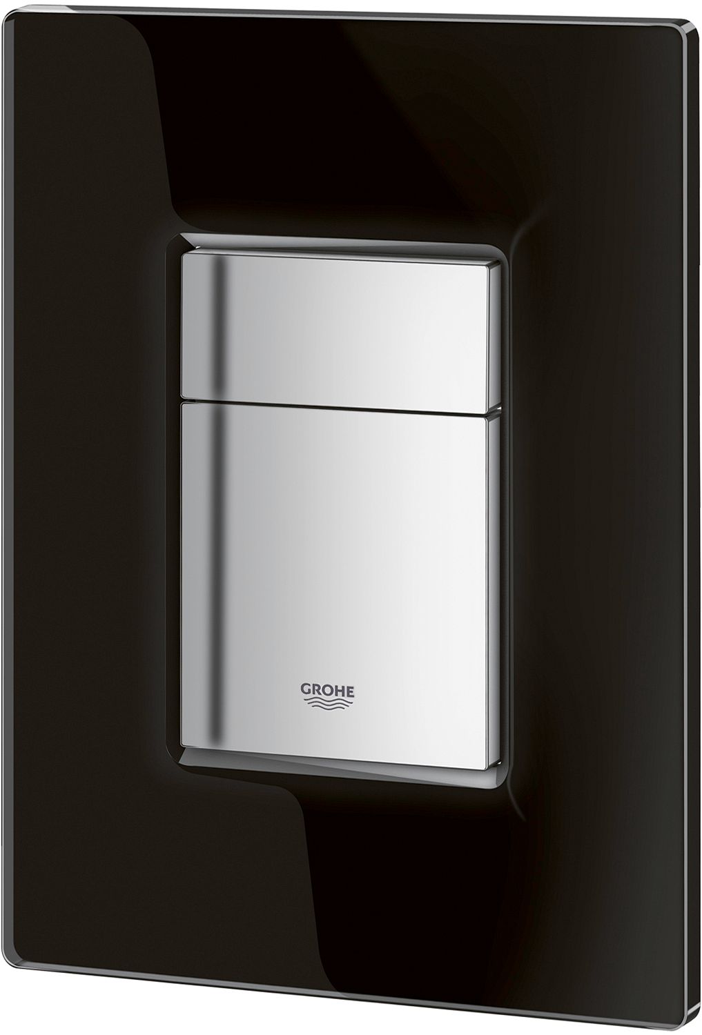 DUWPLAAT COSMO FG CHR/ZWART GLAS