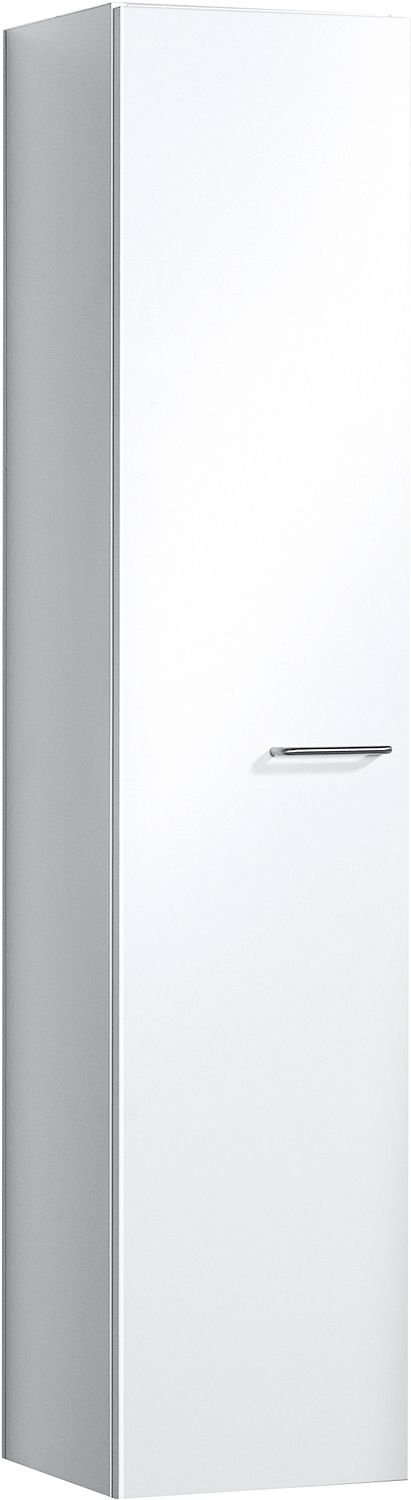 KOLOMKAST BIZZY 1 DEUR 160-35CM WIT