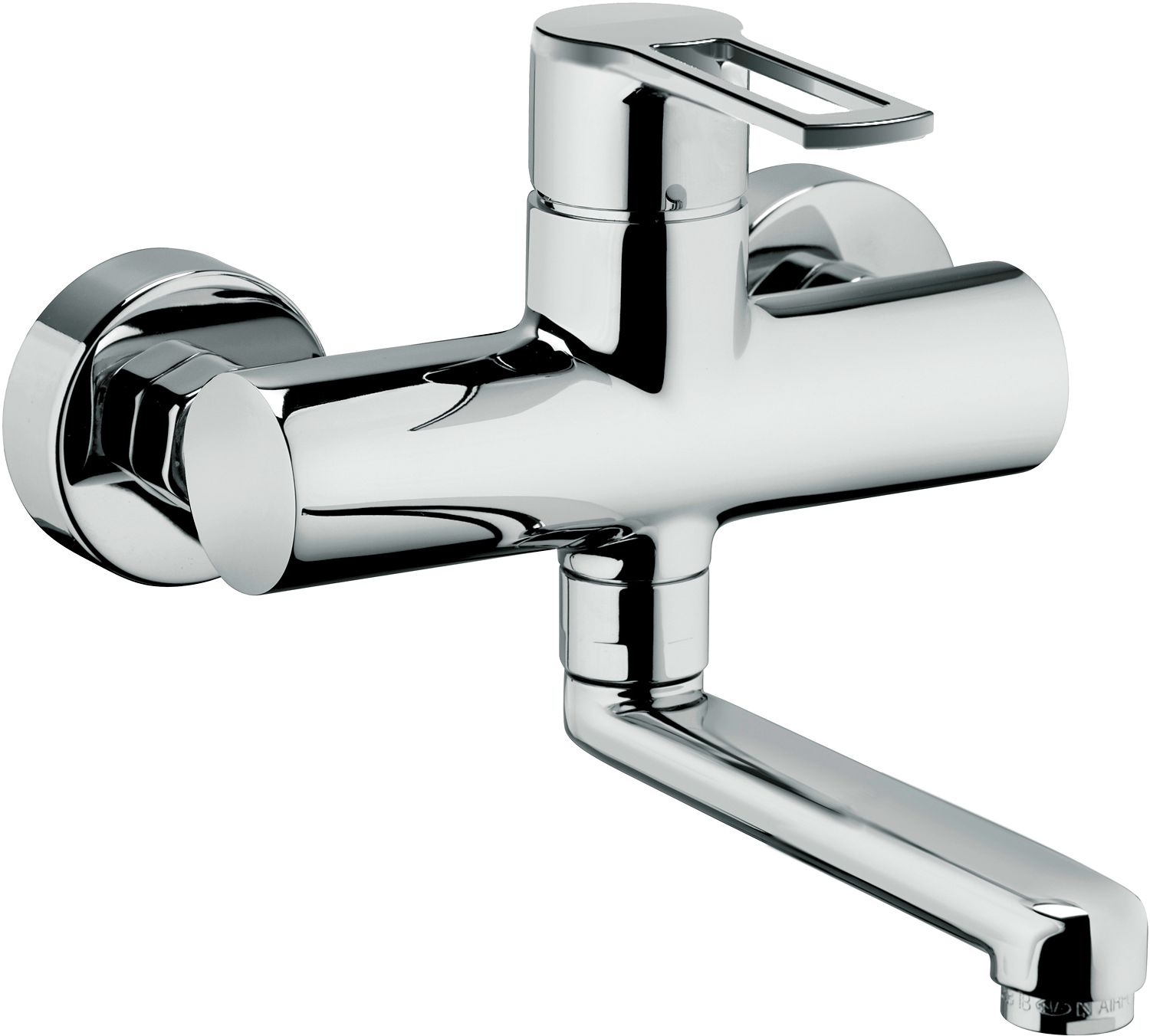 MITIGEUR MURAL EKO BEC DESSOUS 15CM CHR