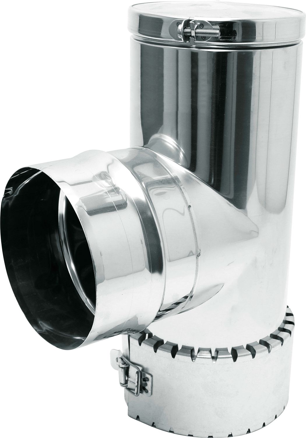 INOX T+AFSLUITDOP 90° VR COPRO-FLEX 130