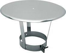 INOX REGENKAP RVS/ROOD V.COPRO-FLEX 130