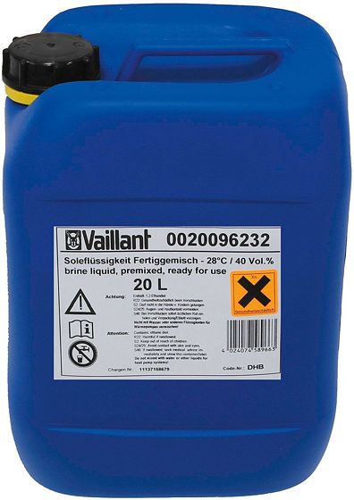 GLYCOL P.PAC GEOTHERM VAILLANT 20L VERTE