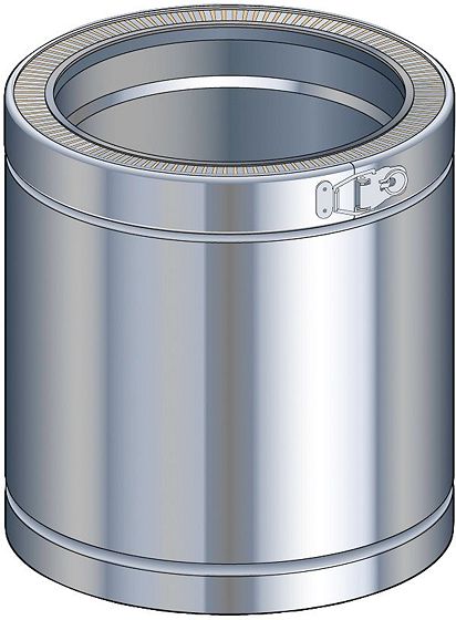 THERM-INOX BUIS POUJOULAT  25CM  80MM DW