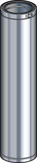 CONDUIT THERM-INOX POUJ. 115CM 200MM DP