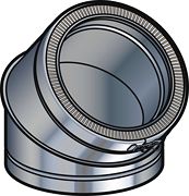 THERM-INOX BOCHT POUJOULAT 45°