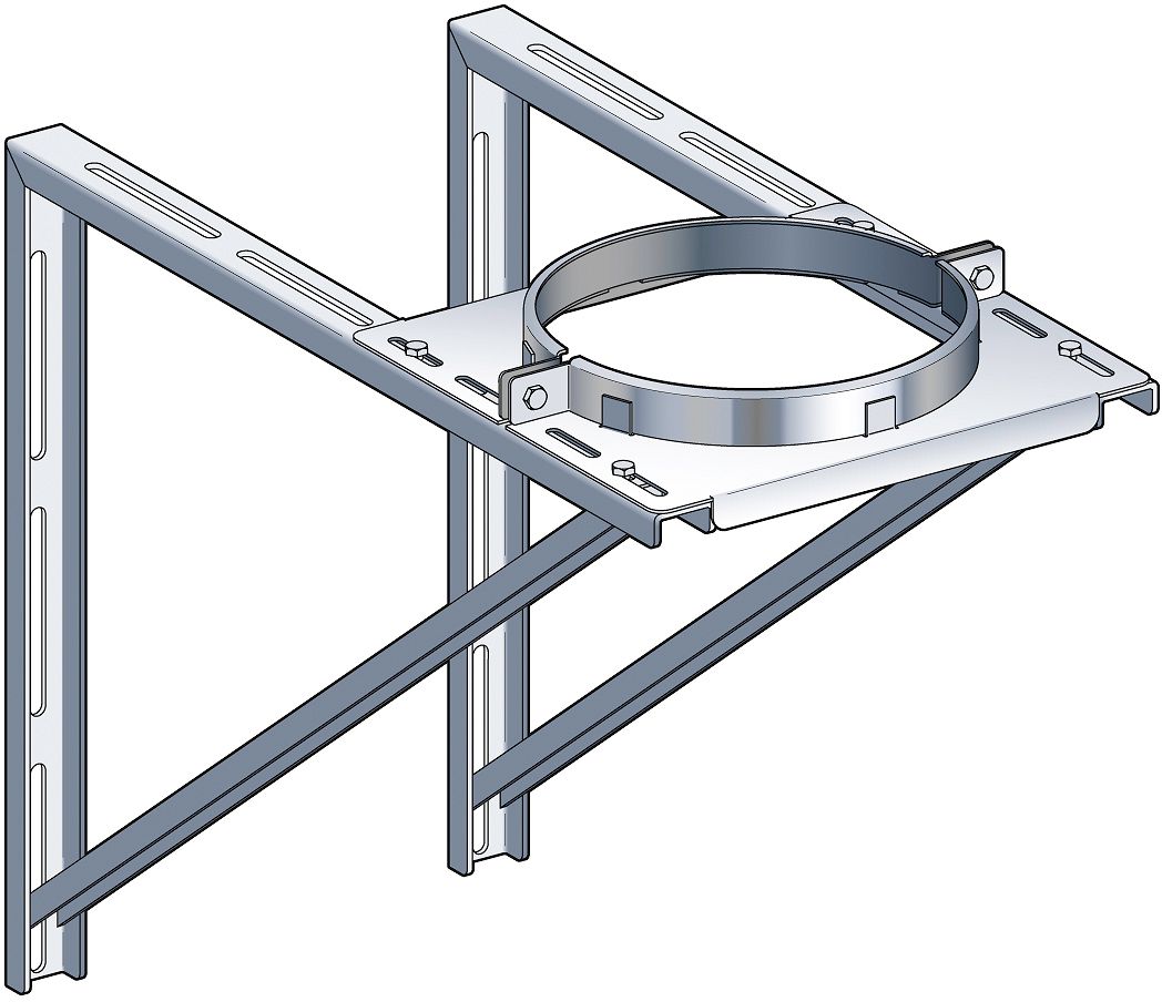 THERM-INOX MUURSTEUN POUJOUL.130MM INOX
