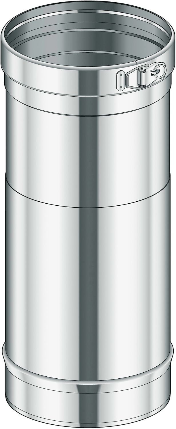 INOX ENKELW BUIS CONDEN.POUJ.100 25-40CM