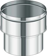 INOX ENKELW AANSLUITST.CONDENS.POUJOUL.
