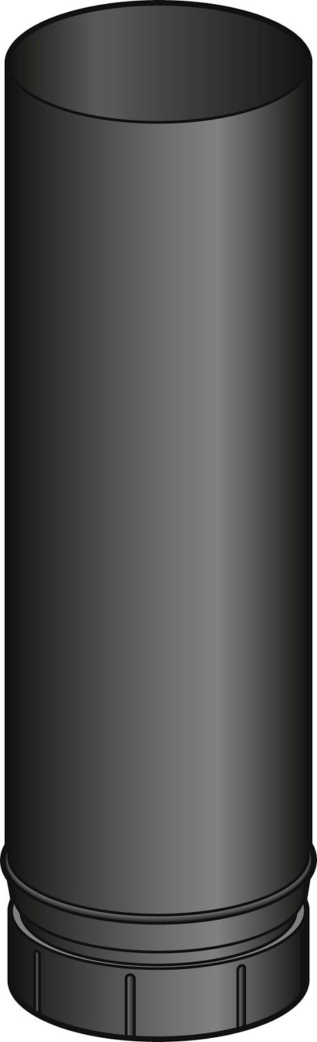 PELLETKACHEL BUIS POUJ. 80MM  50CM ZWART