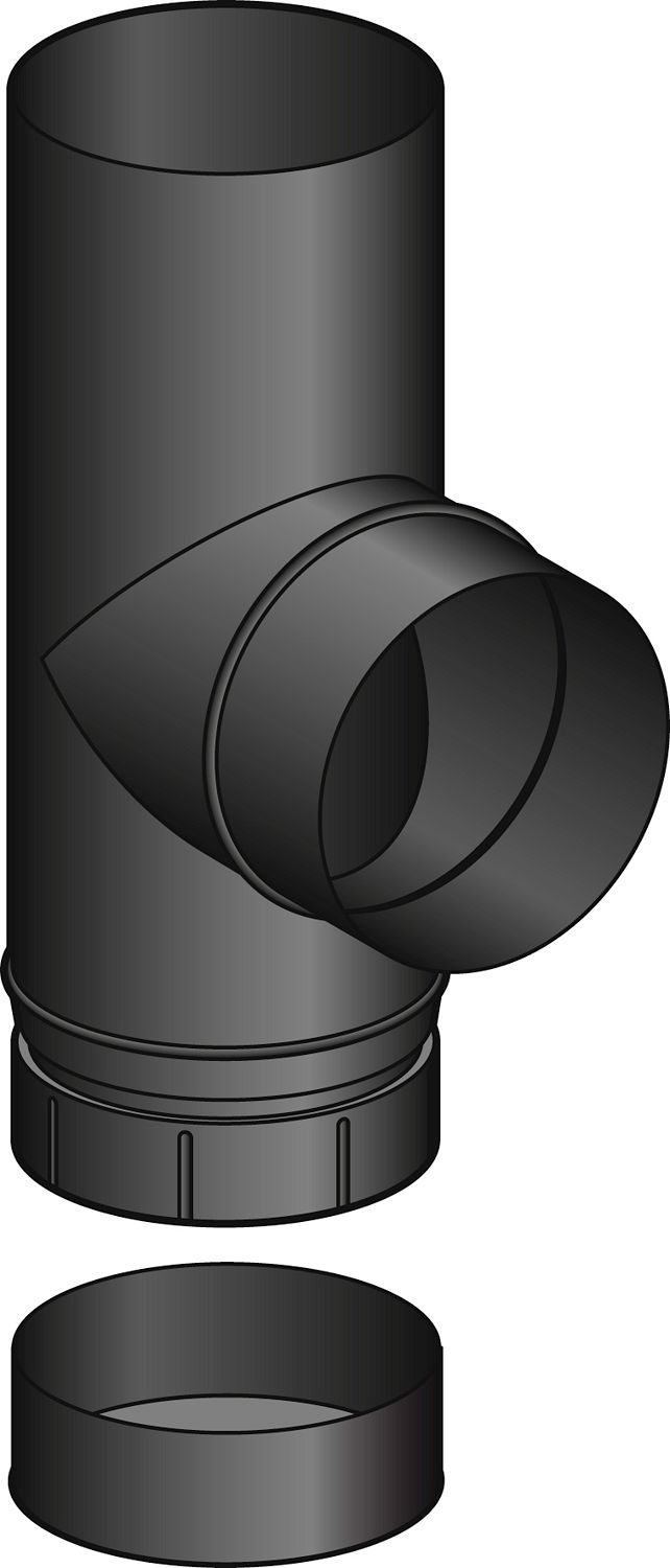 PELLETKACHEL T+DOP POUJOUL. 80MM ZWART