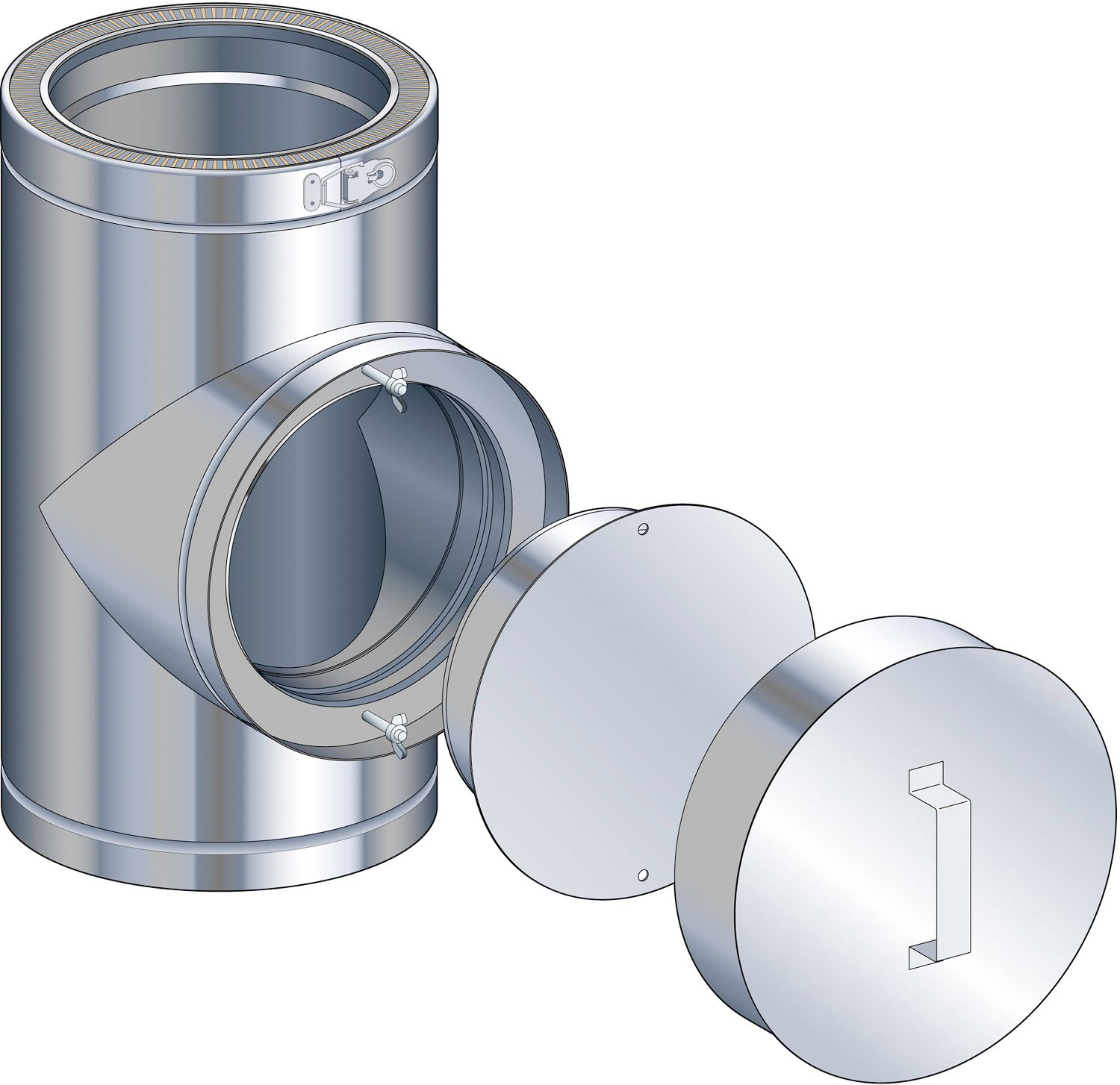 THERM-INOX T+INSPECTIELUIK POUJ.200MM DW