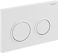 DUWPLAAT 2-TOETS OMEGA20 ROND GEBERIT