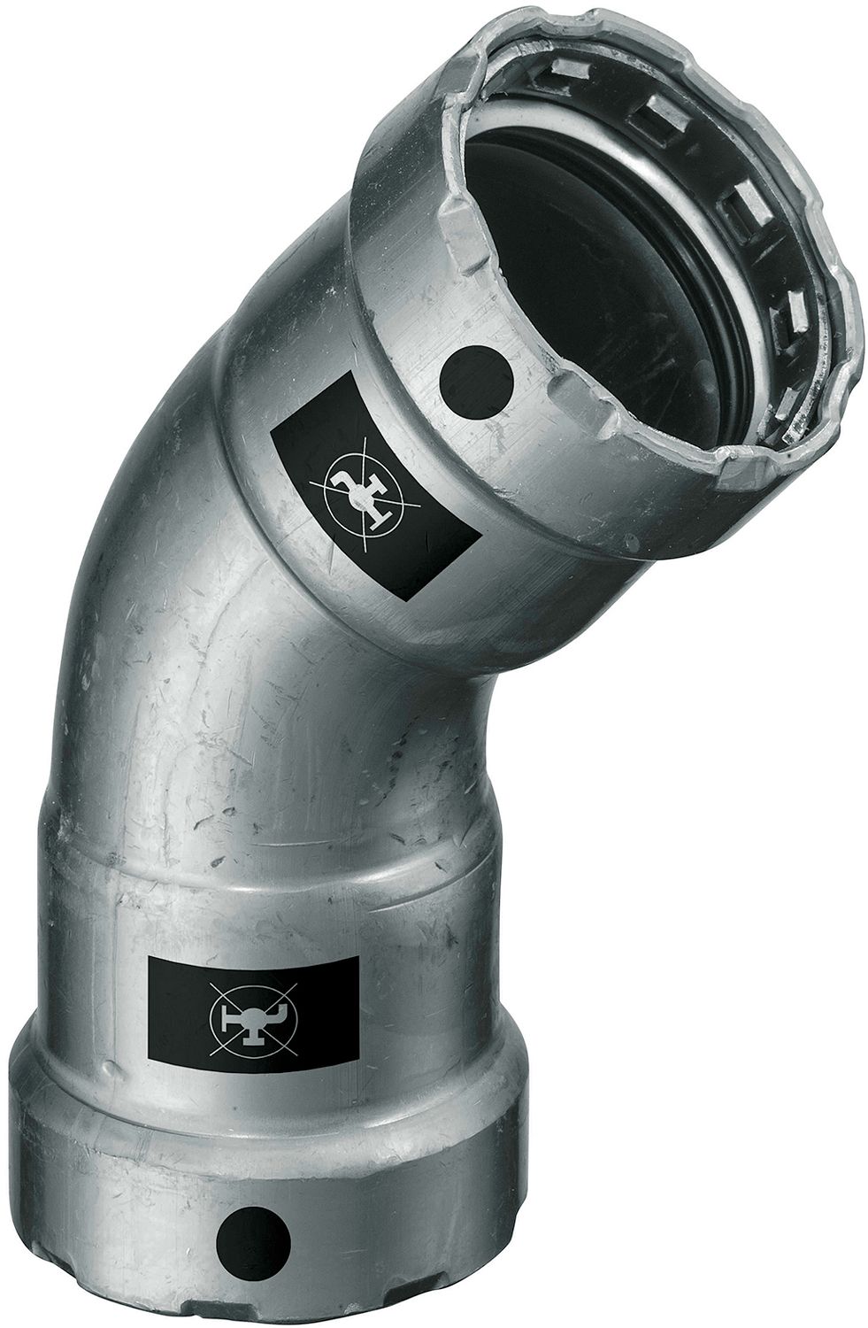 MEGAPRESS ELLEBOOG 45° FF VIEGA 2&quot;