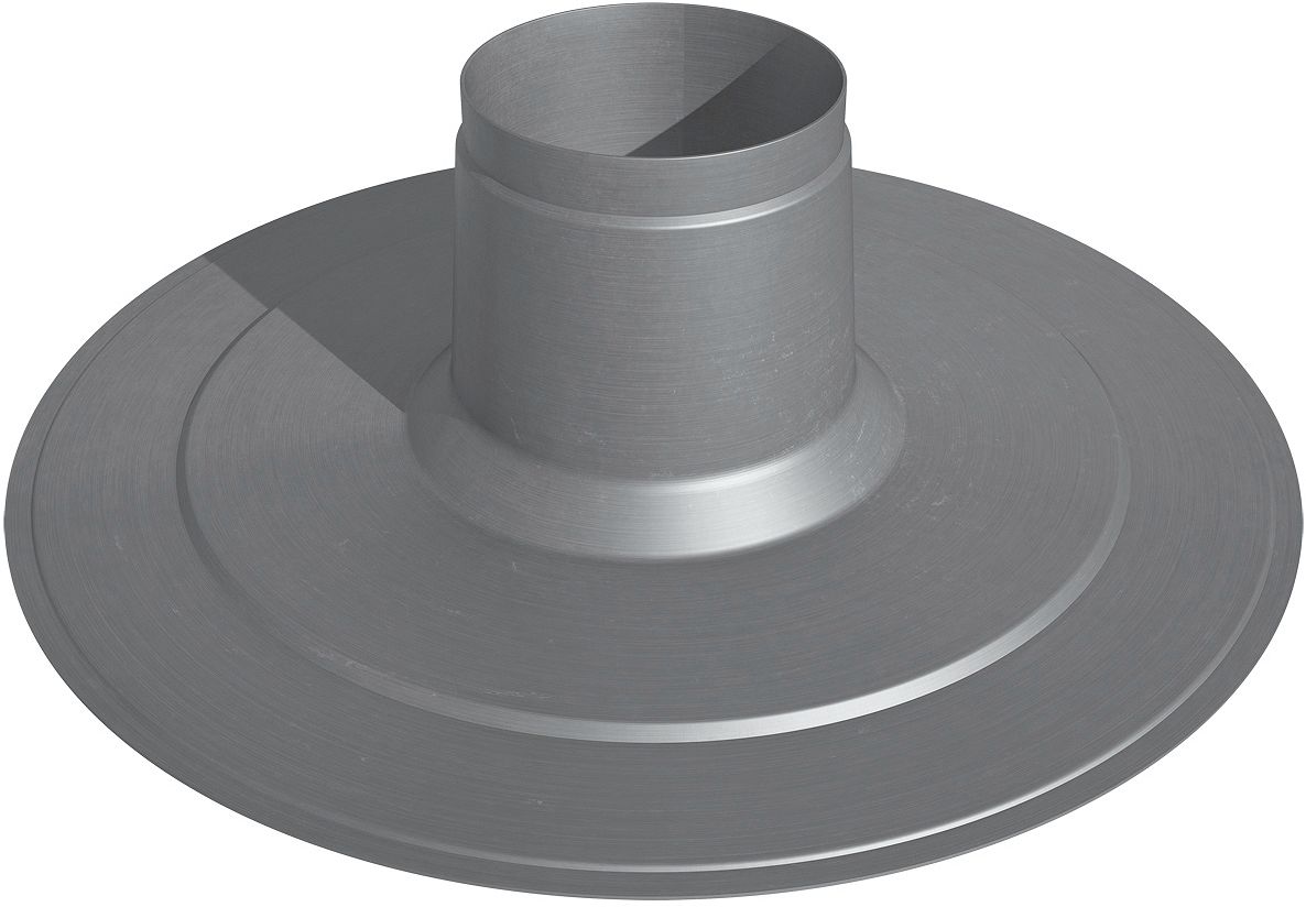 DAKPLAAT 225MM ROLUX RVS 160MM