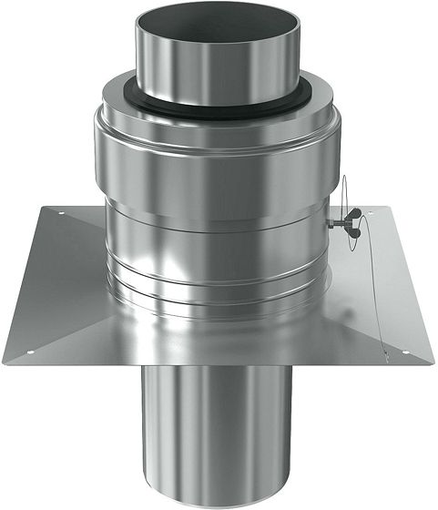 EINDSTUK RVS/PP ROLUX 225/160MM