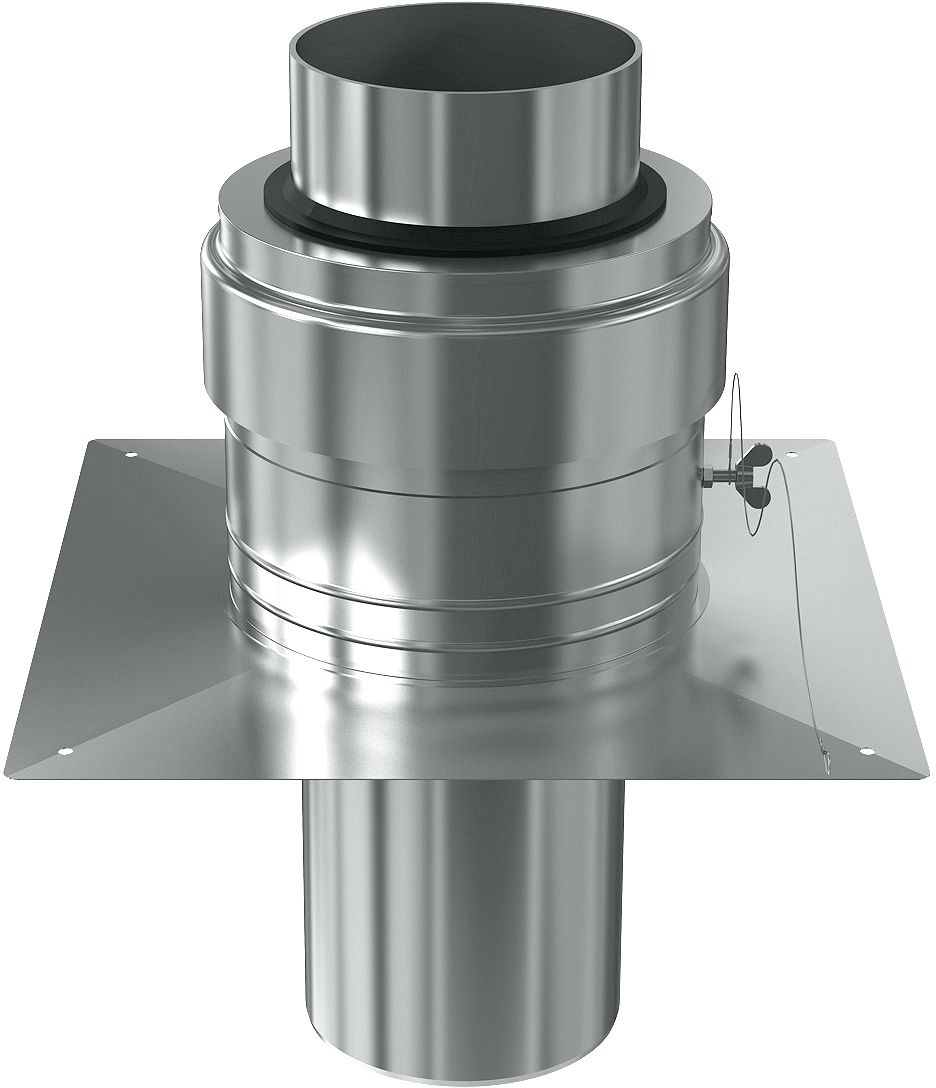 EINDSTUK RVS/PP ROLUX 225/160MM