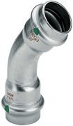 ELLEBOOG 45° FF SANPRESS INOX VIEGA