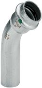 ELLEBOOG 45° MF SANPRESS INOX VIEGA