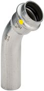 ELLEBOOG 45° MF SANPRESS INOX GAS VIEGA