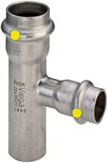 REDUCTIE T SANPRESS INOX GAS VIEGA