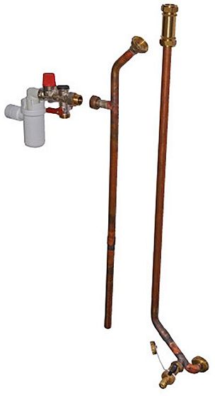 KOUDWATERAANSLUITSET V.ZONNEBOILER REM.