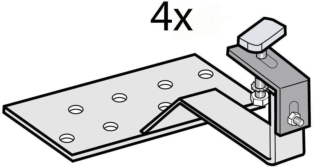 MONTAGESET KEP(6ST)PAN.REM.OPB.KLAS.PAN.
