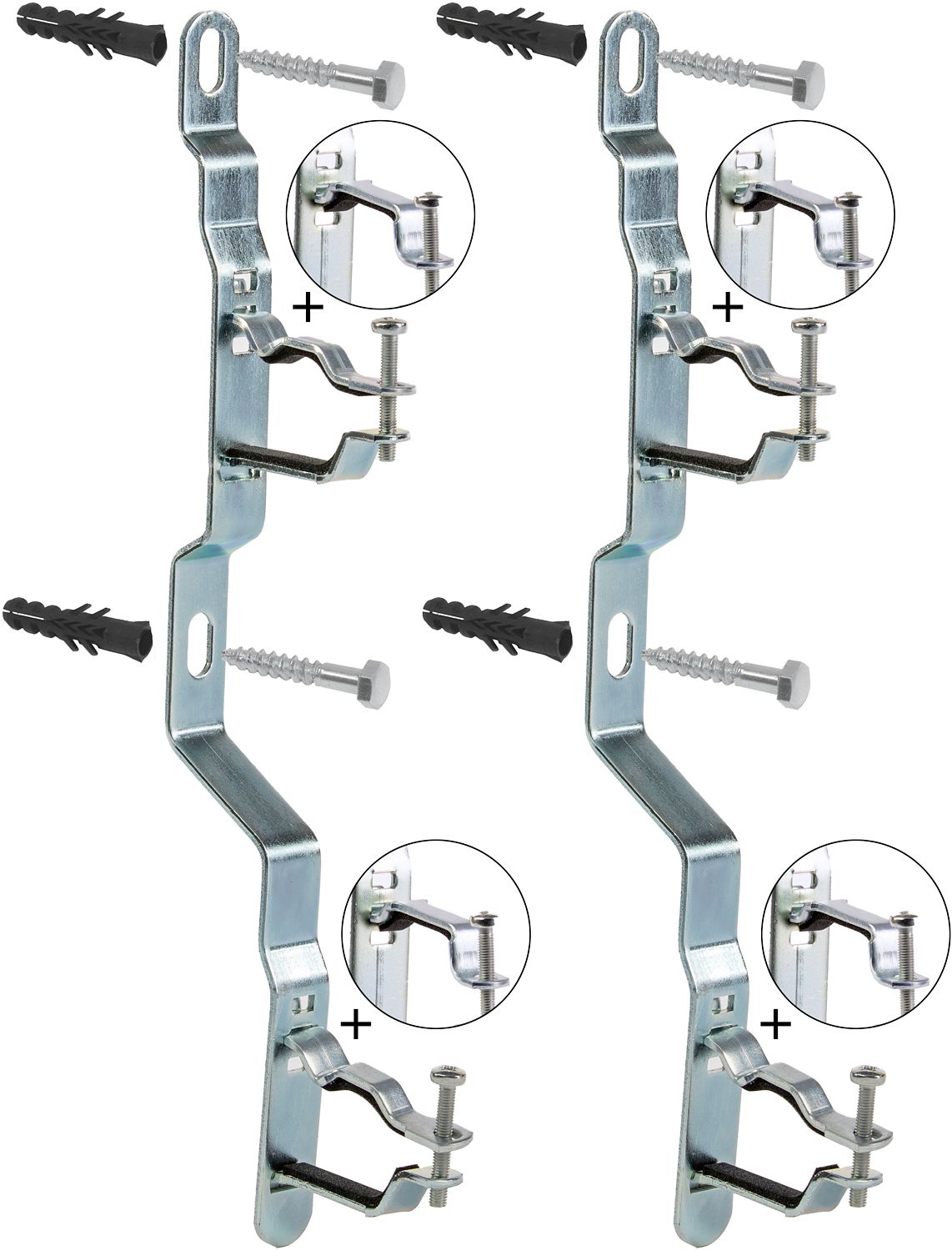 SUPPORT COLLECTEUR UNIVERSEL DOUBLE 2PCS