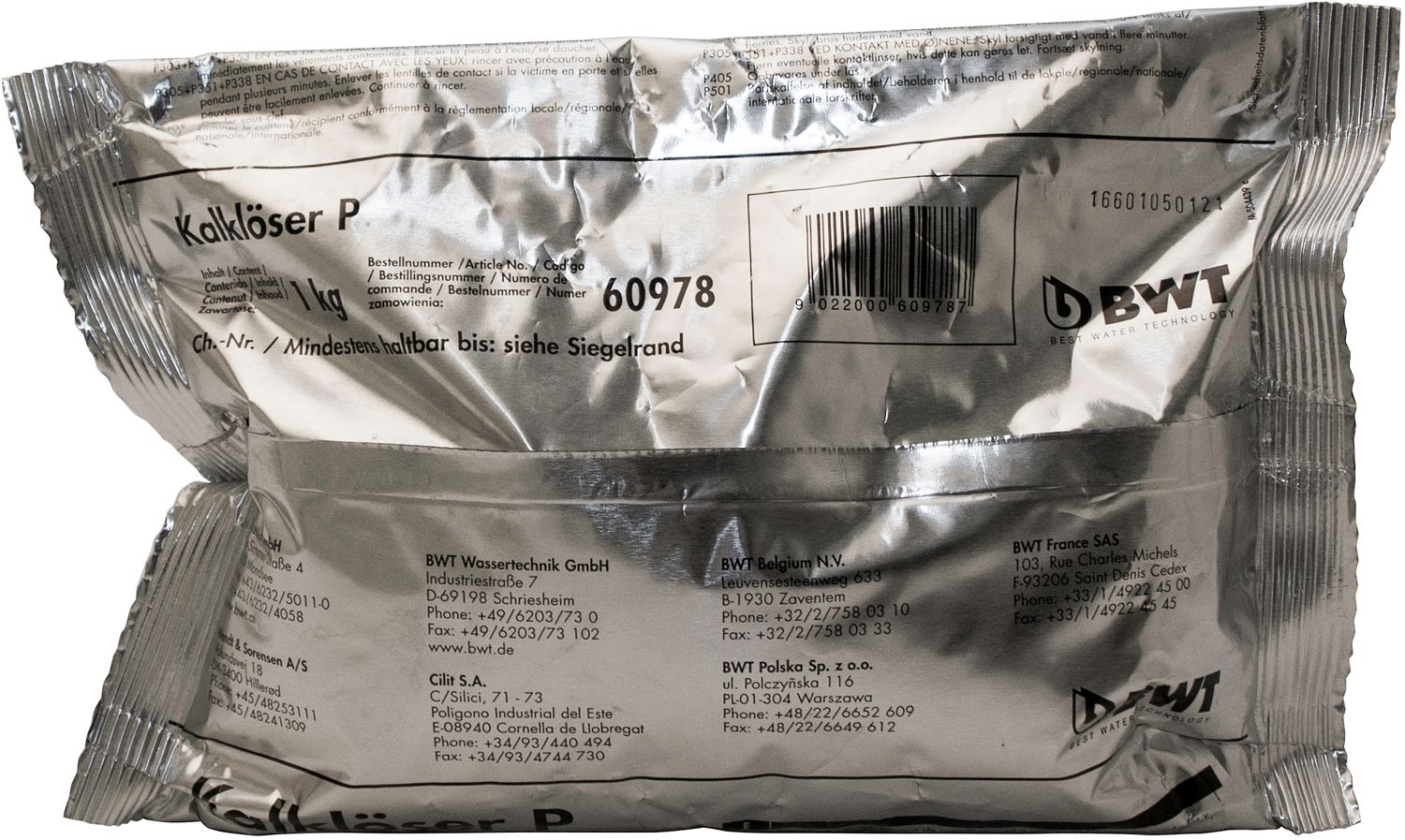 KALKLOSER VOOR L1500 BWT SET 5X1KG