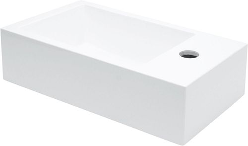 HANDENWASSER NEWFORM 40-22CM +KRG.R WIT