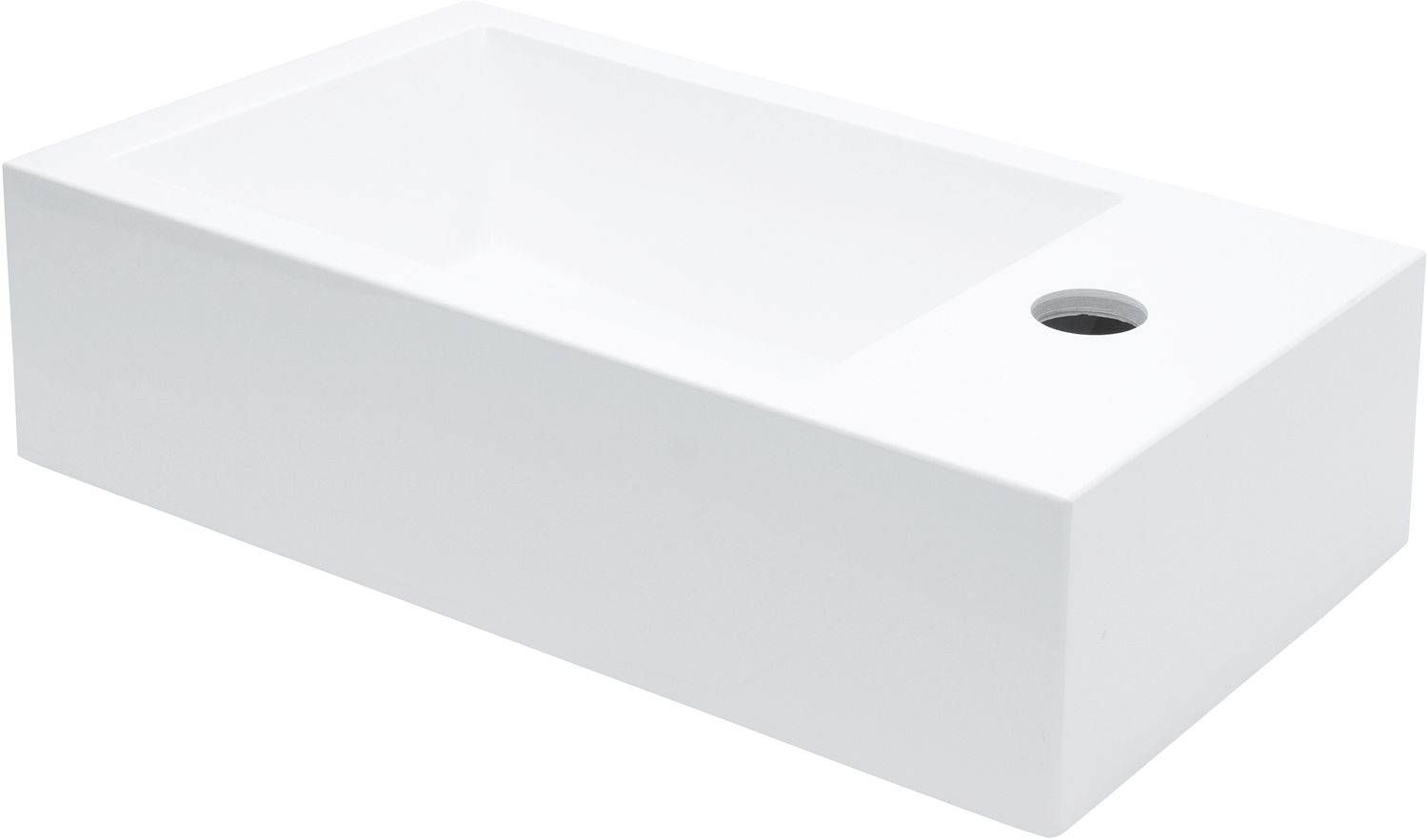 HANDENWASSER NEWFORM 40-22CM +KRG.R WIT