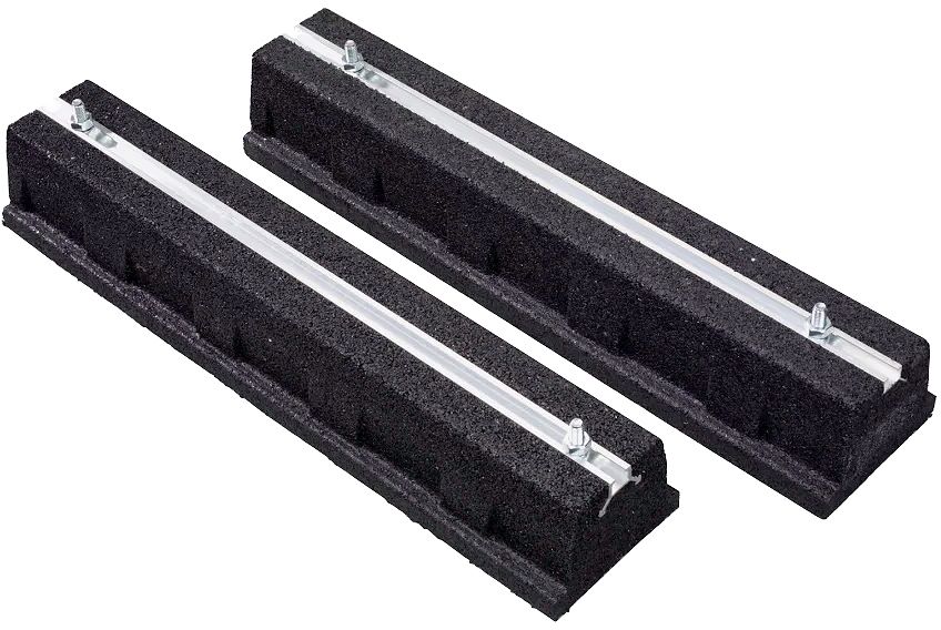VLOERSTEUN RUBBER 600MM (2ST)ATLANT.