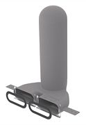 VENTIELAANSL.ST.CLRF DN125 2XFLAT51 90°