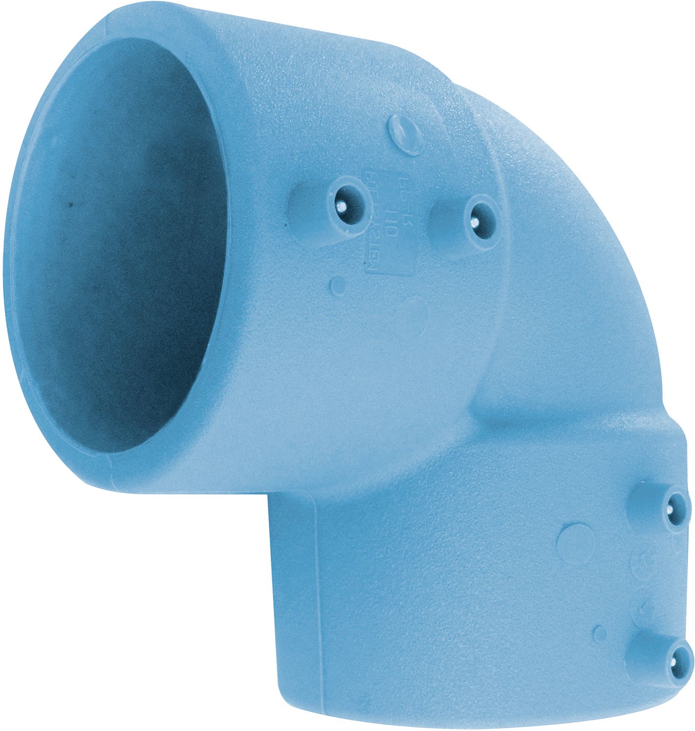 ELEKTRO-ELLEBOOG 90° 50MM NIRON NUPI