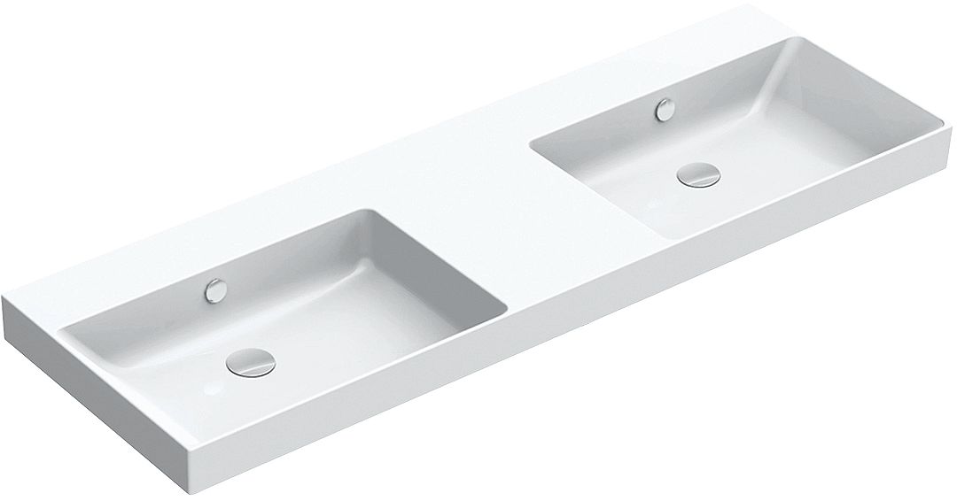 LAVABO ZERO CATAL.125X50 DUBBEL WIT