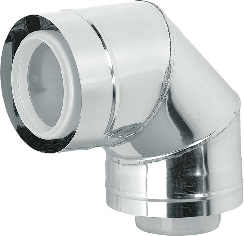 ROLUX CONC.BOCHT 80/125MM 90° INOX/PP